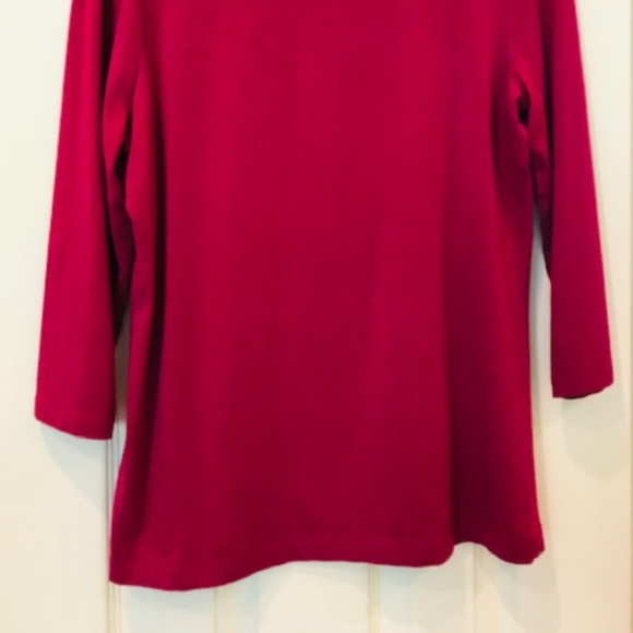 Dana Buchman Raspberry Top - Picture 4 of 7